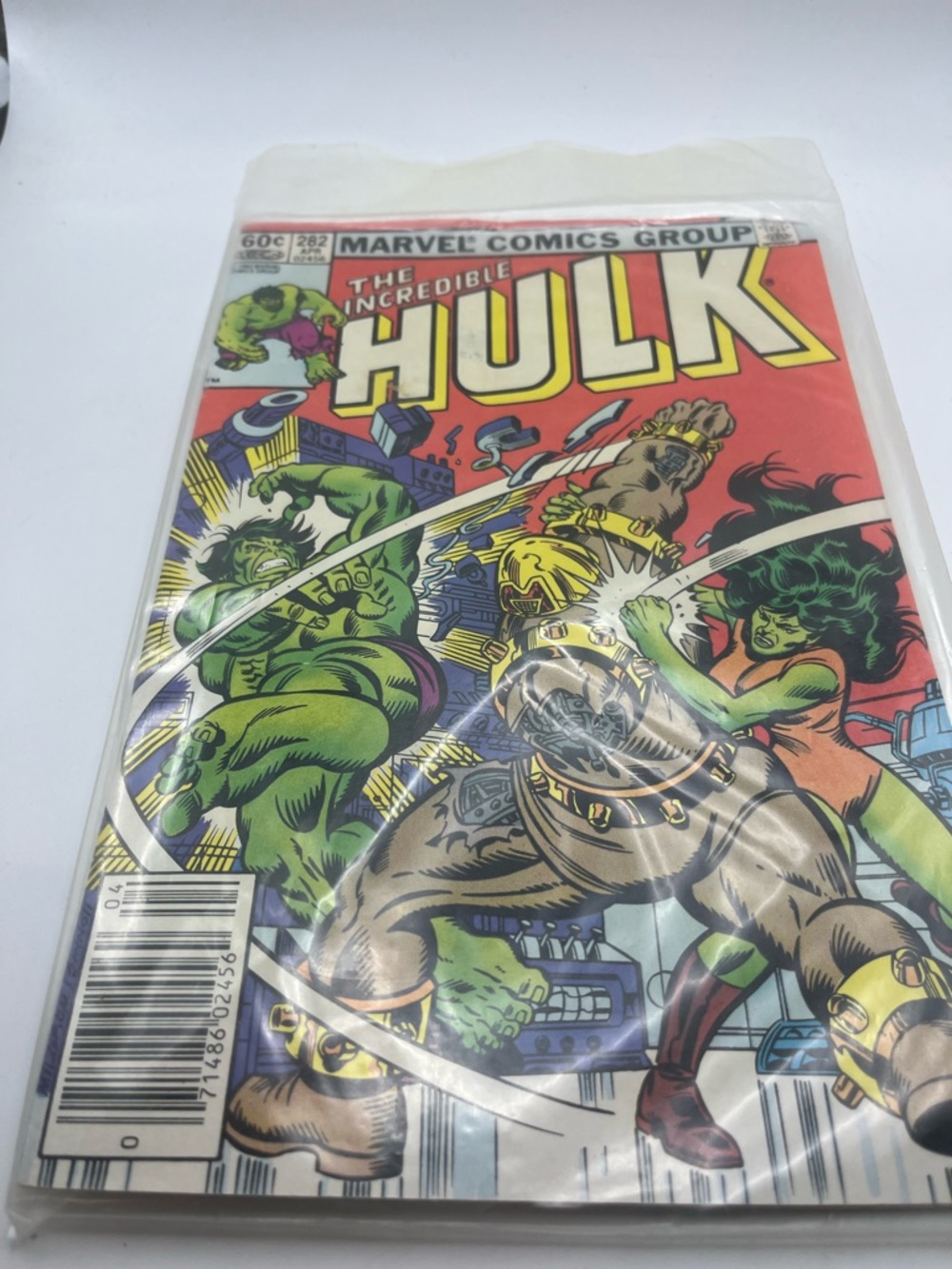 Marvel Reactor Comic-Style Game Ad – Red, Green, Purple